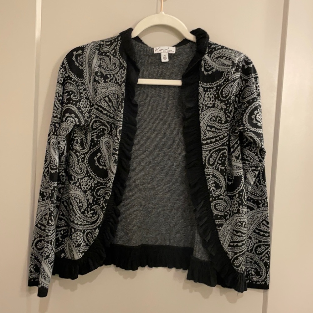 Petite Small Paisley Cardigan